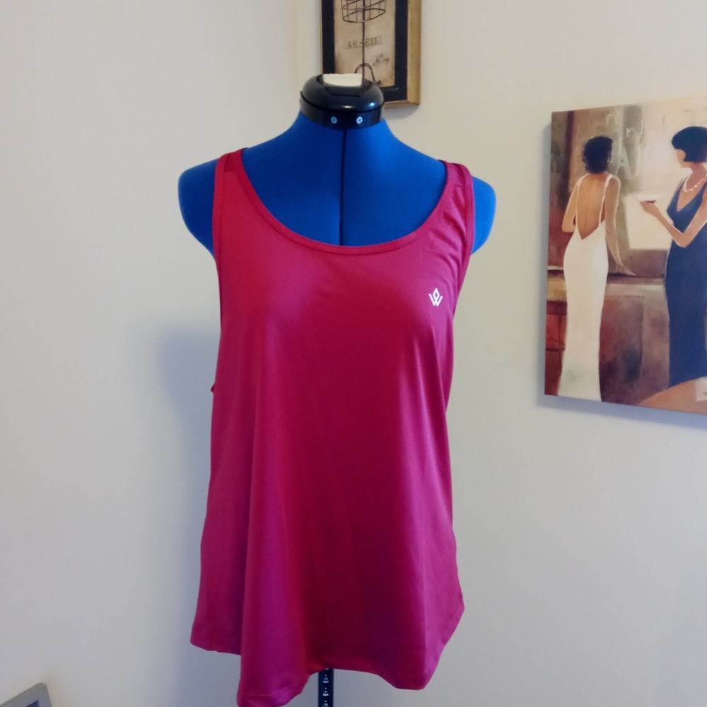 Workout Empire Regalia Red Tank sz L
